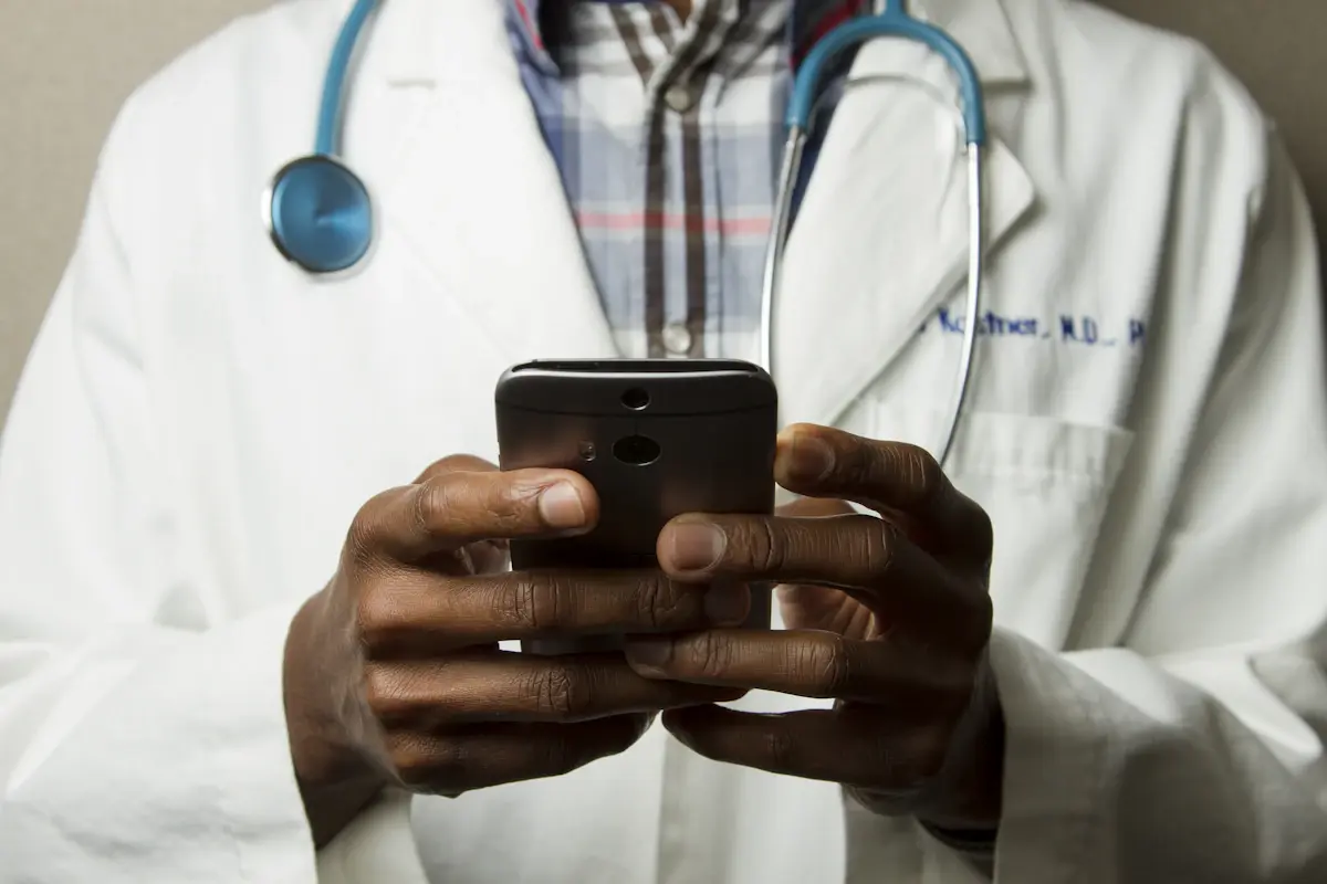 Telehealth consultation with licensed healthcare provider