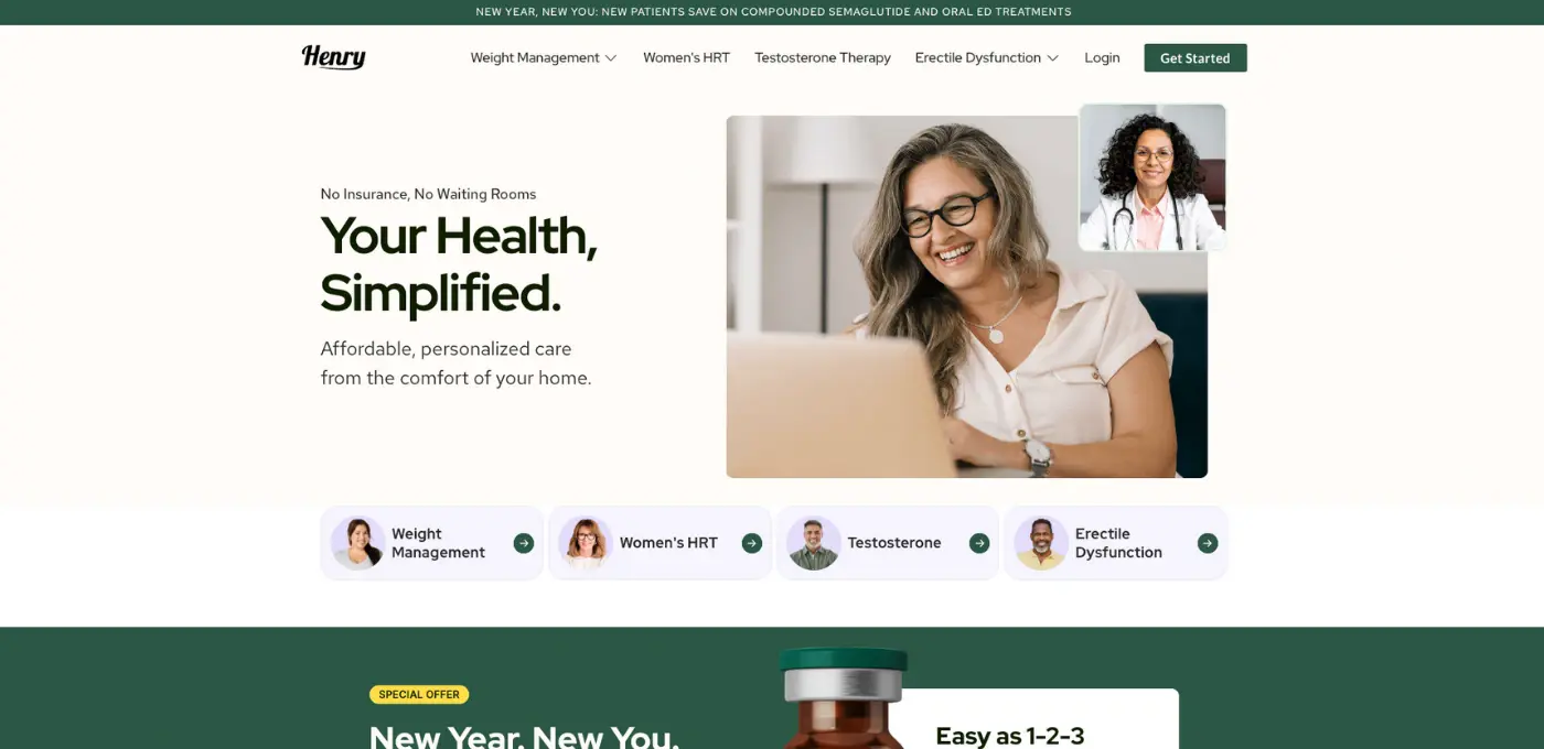 Henry Meds telehealth platform