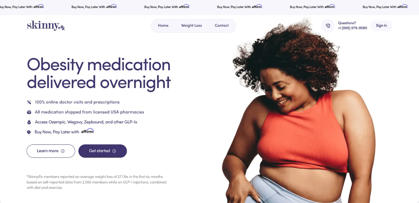 Skinny.Rx telehealth platform